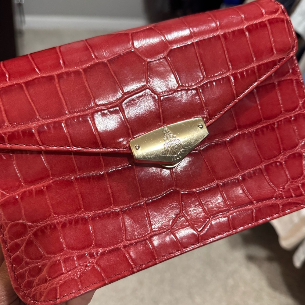 EUC, Like New!Mark Cross Croc embossed Bag